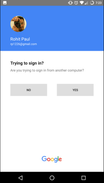 google-sign-in-experiment