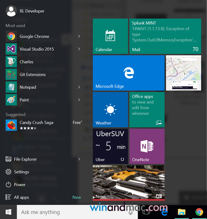 uber-start-menu