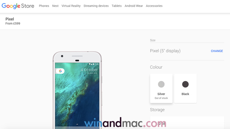 google-pixels-out-of-stock
