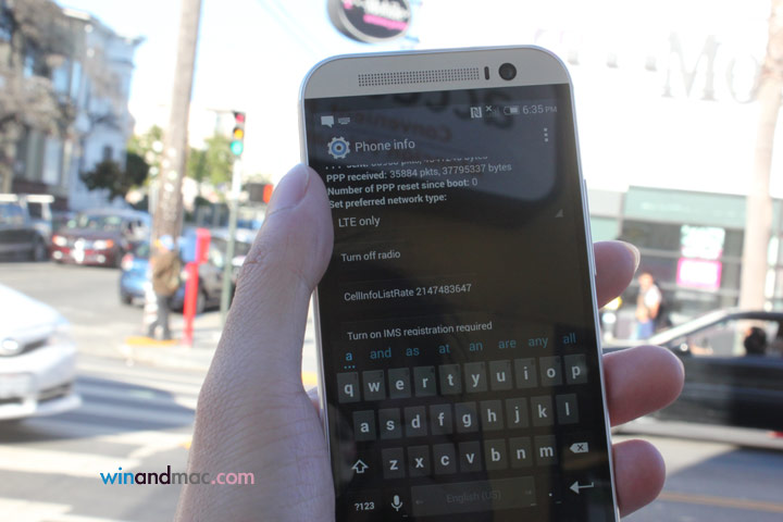 就算是站在T-Mobile商店外，也是無法收到4G LTE。