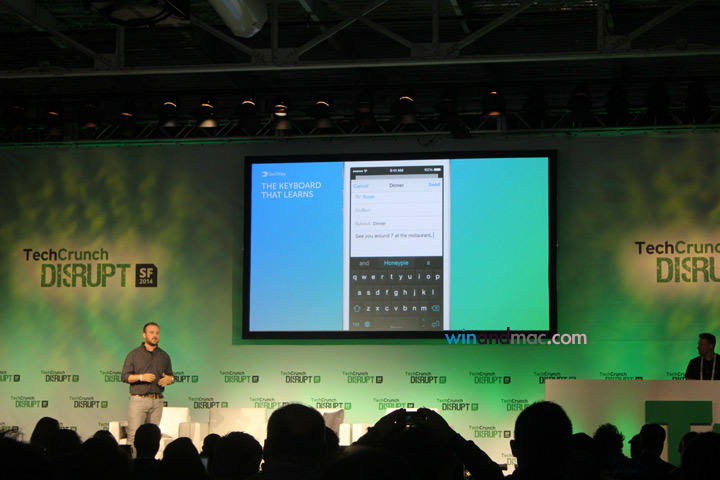 SwiftKey在iOS 8版本上，也會懂得學習。大家若有自建的詞語，打字也很方便。