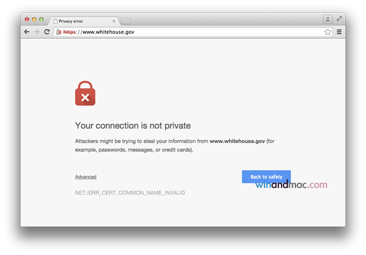 whitehouse-gov-ssl-error