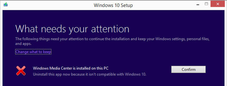 wmc-incompatible-windows10