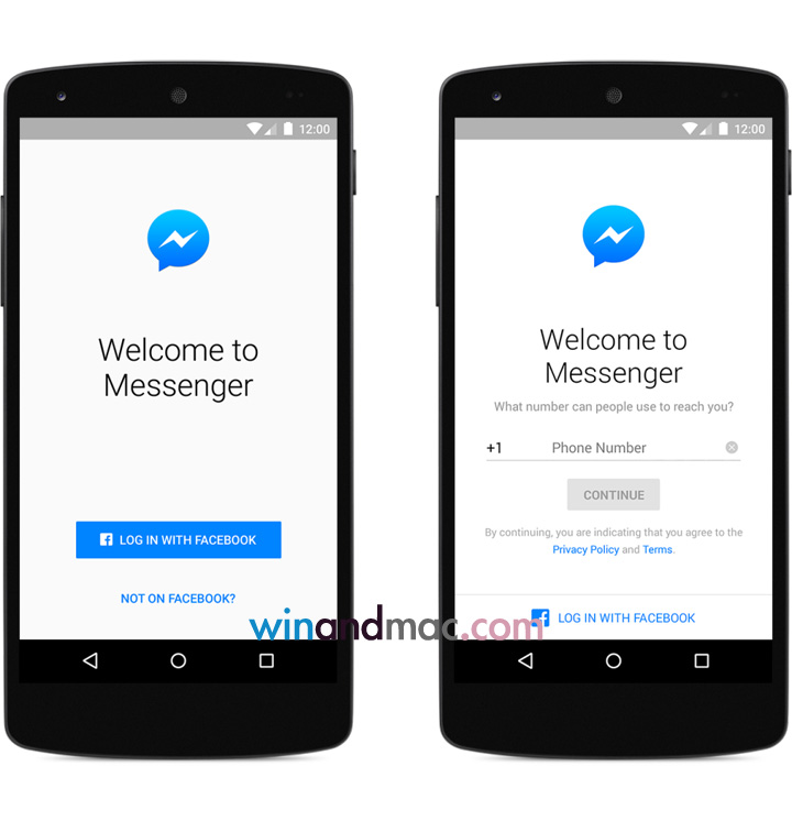messenger-sign-up-android