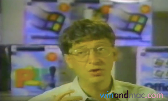 Windows 95與Bill Gates