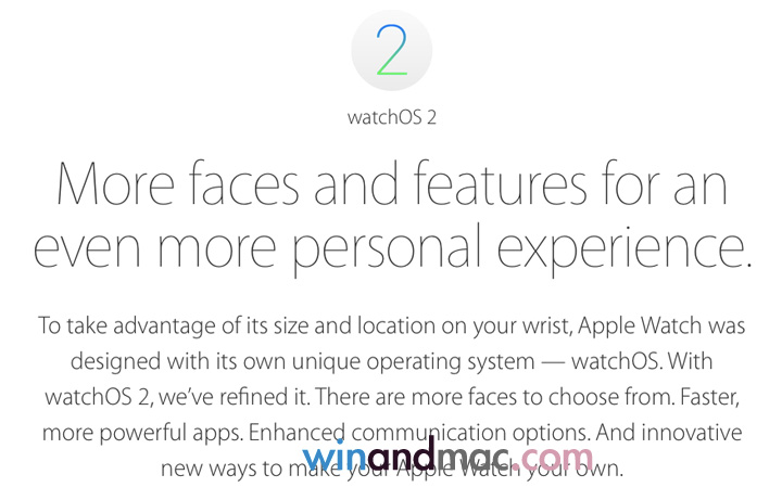 Apple WatchOS 2