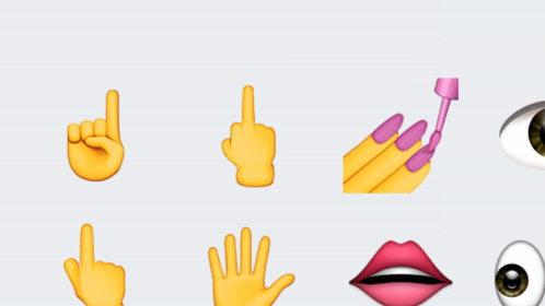 iOS 9.1 Emoji Middle Finger