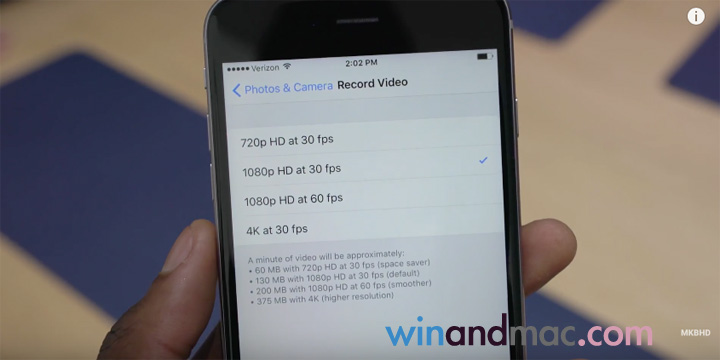 iPhone 6s Video Shooting