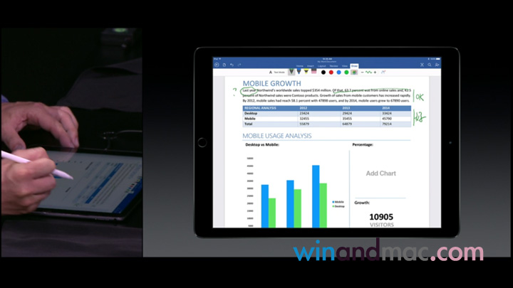 Microsoft @ iPad Pro event