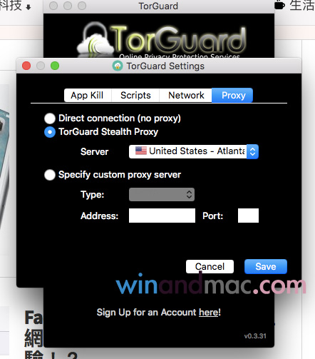 TorGuard Stealth Proxy
