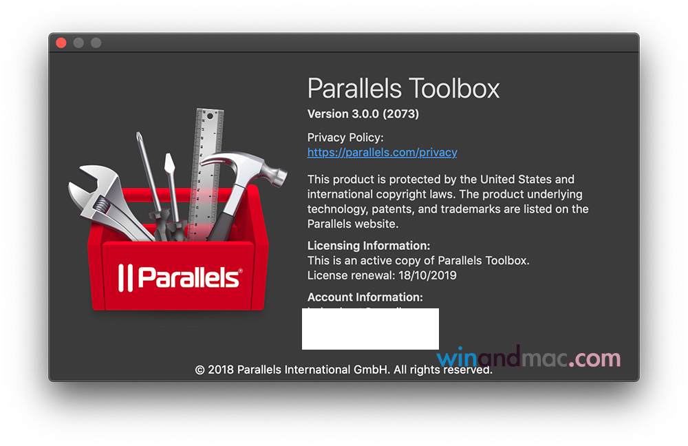 parallels toolbox 4.1.1 key