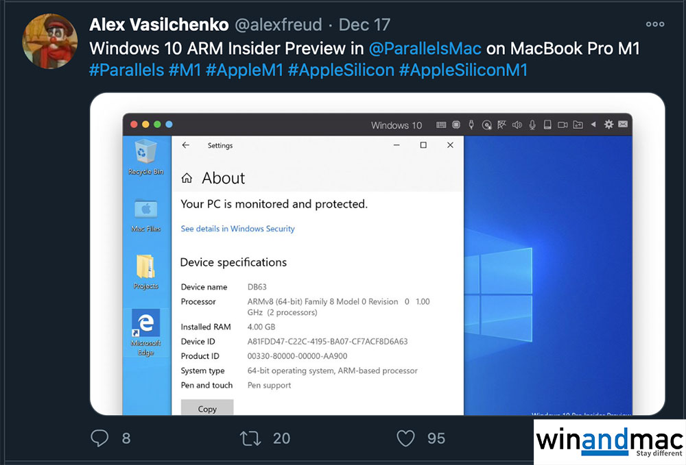 install windows on mac m1 without parallels
